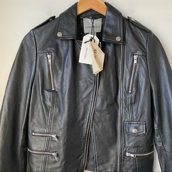 Summer of Love Genie 100% Leather Jacket - Picture 2 of 16